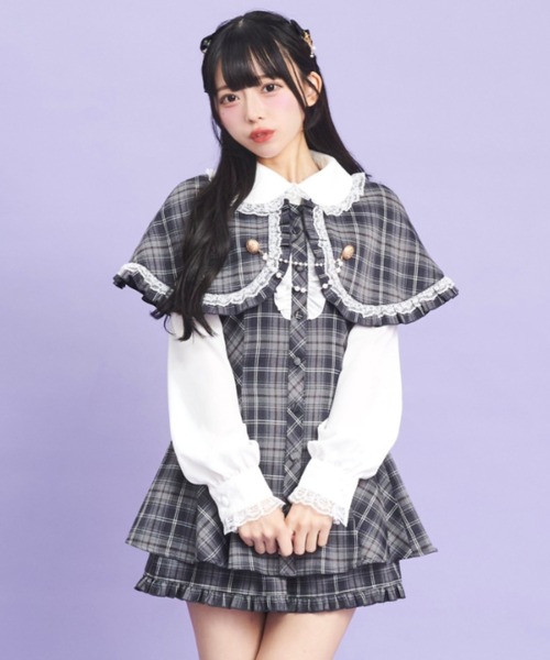 ケープ付長袖セットアップ（セットアップ）｜Secret Honey