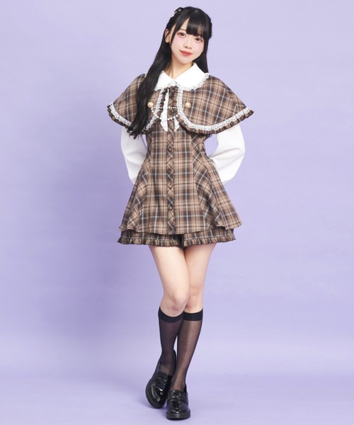 ケープ付長袖セットアップ（セットアップ）｜Secret Honey