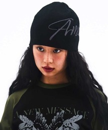 A'GEM/9 × .kom 『AMESWORLDWIDE/アメスワールドワイド』 BIG TYPO BEANIE/ビッグタイポ ビーニー