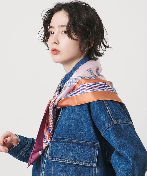 manipuri＞SILK 88×88 スカーフ 25FW（バンダナ/スカーフ）｜manipuri