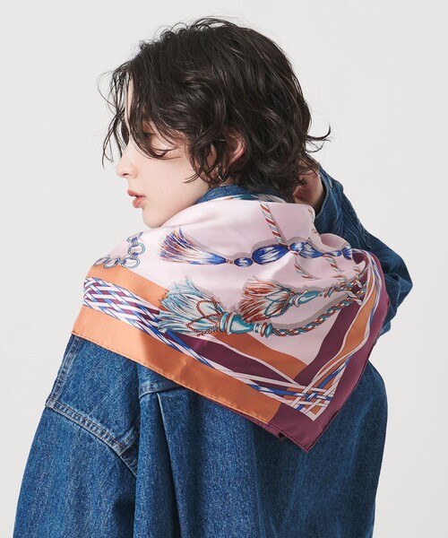 manipuri＞SILK 88×88 スカーフ 25FW（バンダナ/スカーフ）｜manipuri