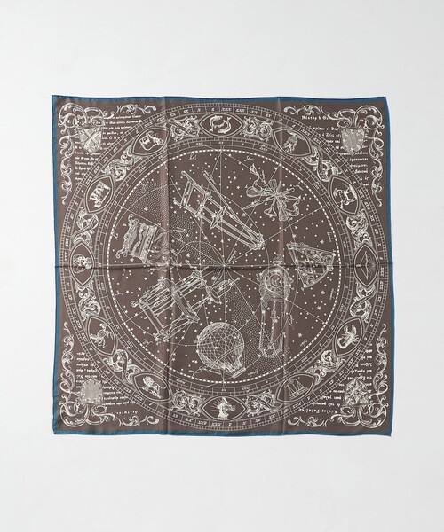 manipuri（マニプリ）の「＜manipuri＞SILK 88×88 スカーフ 25FW（バンダナ/スカーフ・レディース・グレー系/ワイン/ダークブラウン・FREE）」の21枚目の写真