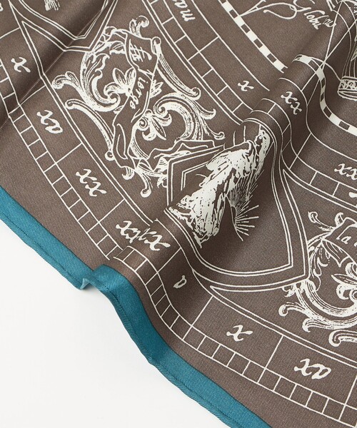 manipuri（マニプリ）の「＜manipuri＞SILK 88×88 スカーフ 25FW（バンダナ/スカーフ・レディース・グレー系/ワイン/ダークブラウン・FREE）」の19枚目の写真