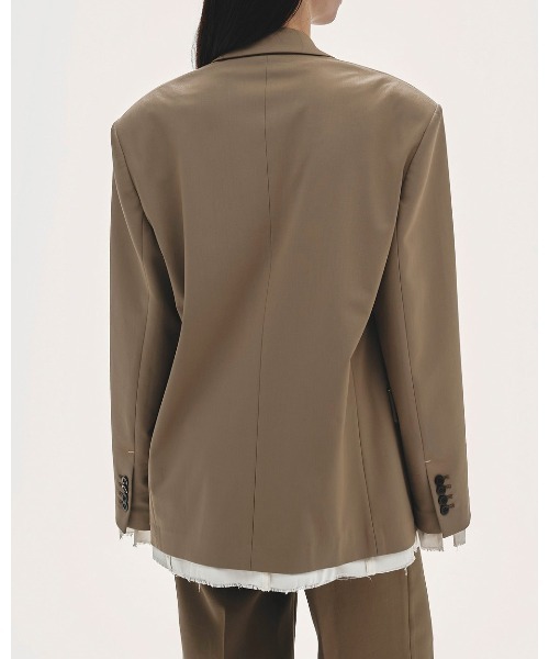 TODAYFUL（トゥデイフル）の「TODAYFUL Over Shoulder Jacket（その他アウター・レディース・ライトブラウン/ダークグレー・36/38）」の14枚目の写真