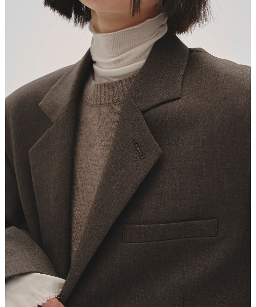 TODAYFUL（トゥデイフル）の「TODAYFUL Over Shoulder Jacket（その他アウター・レディース・ライトブラウン/ダークグレー・36/38）」の13枚目の写真