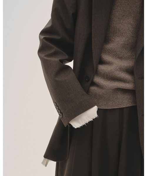 TODAYFUL（トゥデイフル）の「TODAYFUL Over Shoulder Jacket（その他アウター・レディース・ライトブラウン/ダークグレー・36/38）」の12枚目の写真