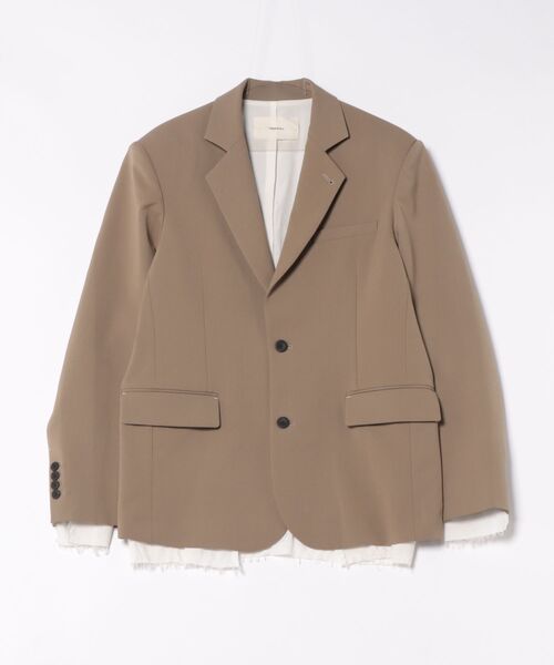 TODAYFUL（トゥデイフル）の「TODAYFUL Over Shoulder Jacket（その他アウター・レディース・ライトブラウン/ダークグレー・36/38）」の10枚目の写真