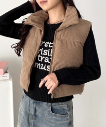 ナンバーナイン　コーデュロイダウンベスト ブラウン ダウンベスト（コーデュロイ）ファッション通販 - ZOZOTOWN