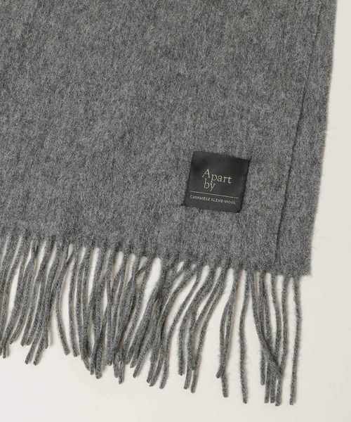 A part by(アパートバイ)の「カシミヤコンウールストール(ストール/ショール・レディース・ライトブルー/グレー/ボルドー/ベージュ・FREE)」の5枚目の写真