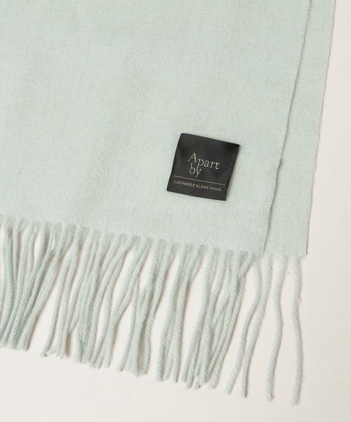 A part by(アパートバイ)の「カシミヤコンウールストール(ストール/ショール・レディース・ライトブルー/グレー/ボルドー/ベージュ・FREE)」の11枚目の写真