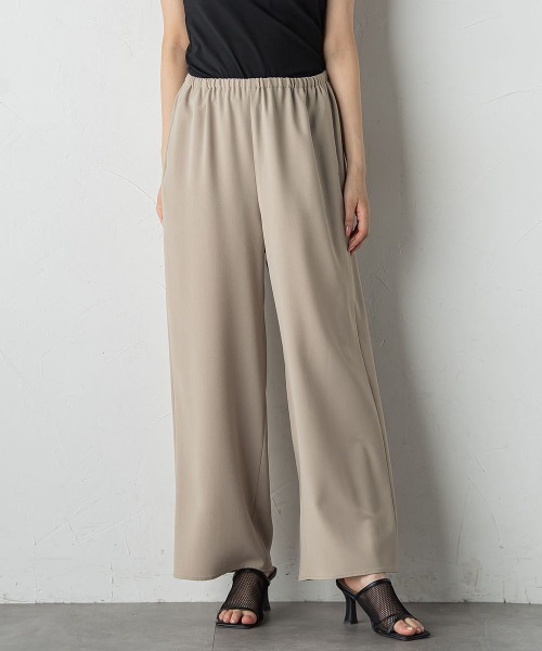 Droite lautreamont（ドロワットロートレアモン）の「強燃2WAYパンツ≪洗濯機で洗える≫（その他パンツ・レディース・ブラック/ベージュ・M）」の5枚目の写真