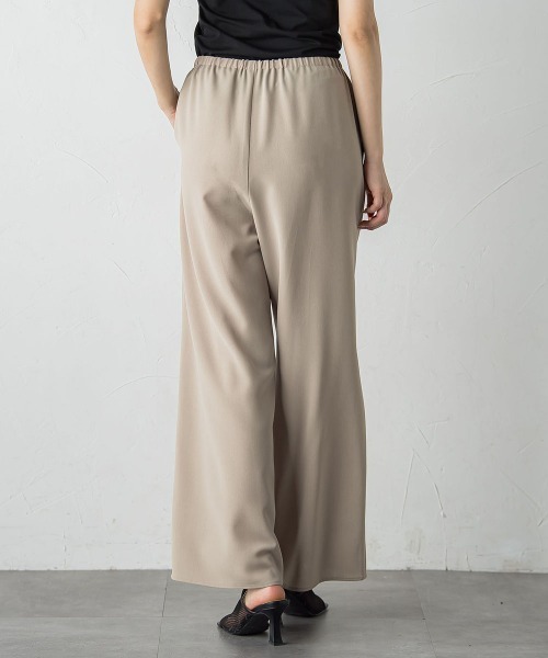 Droite lautreamont（ドロワットロートレアモン）の「強燃2WAYパンツ≪洗濯機で洗える≫（その他パンツ・レディース・ブラック/ベージュ・M）」の7枚目の写真