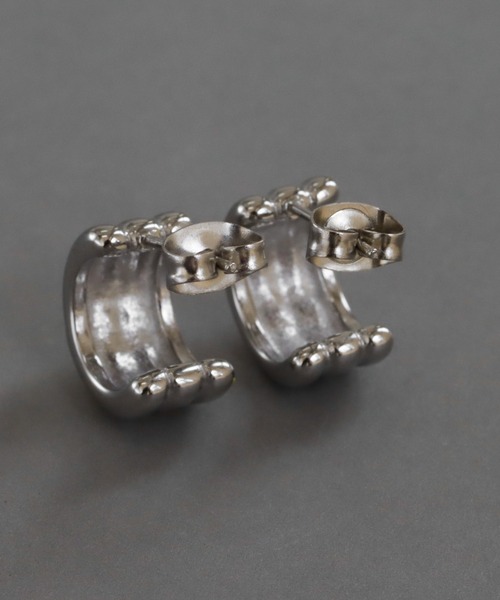 abaskdesign(アバスクデザイン)の「金属アレルギー対応 多重フープピアス(ピアス(両耳用)・レディース・シルバー/ゴールド・FREE)」の12枚目の写真