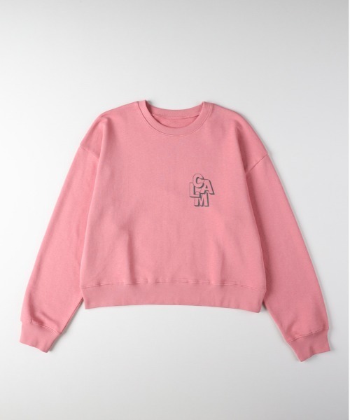 HONEYSUCKLE ROSE】前後異デザイン グラフィック クルーネックプル