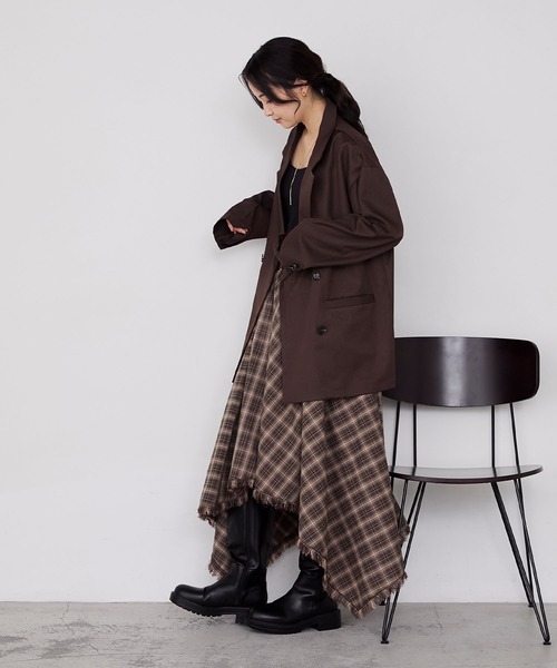 希少✨サカイ　アシンメトリー異素材コンビプルオーバー 変形　ドッキング　白×黒 希少✨サカイ アシンメトリー異素材コンビプルオーバー 変形