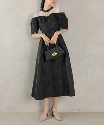 セール】花柄刺繍レース フリル ボレロ 総レース マーメイドワンピース