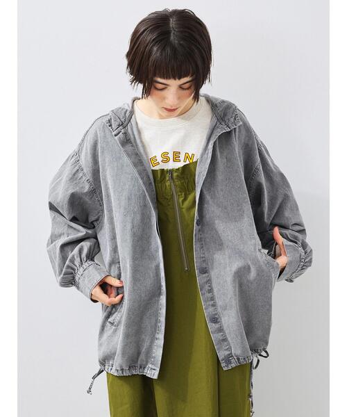 SM2（エスエムツー）の「フードシャツジャケット（ブルゾン・レディース・レッド/ブルー/ブラック・F）」の17枚目の写真