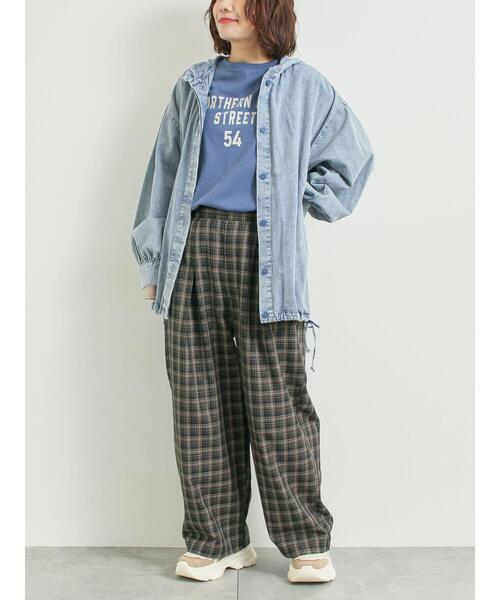 SM2（エスエムツー）の「フードシャツジャケット（ブルゾン・レディース・レッド/ブルー/ブラック・F）」の20枚目の写真