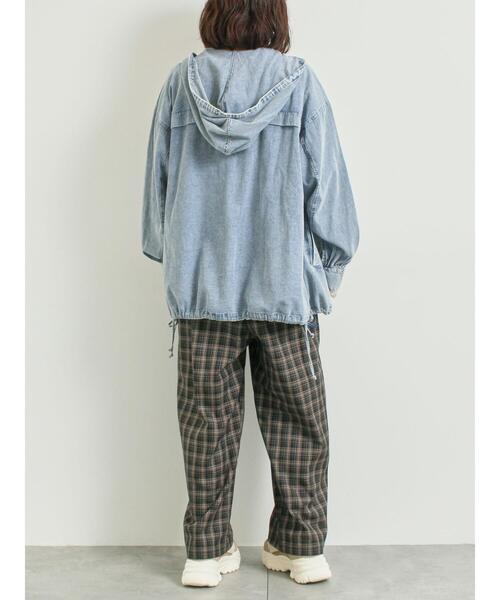 SM2（エスエムツー）の「フードシャツジャケット（ブルゾン・レディース・レッド/ブルー/ブラック・F）」の22枚目の写真