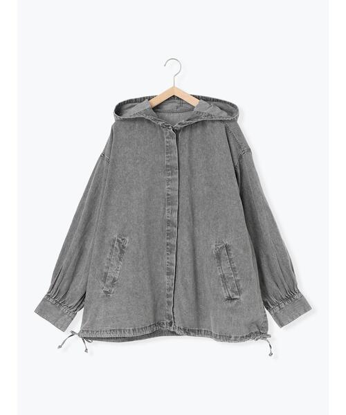 SM2（エスエムツー）の「フードシャツジャケット（ブルゾン・レディース・レッド/ブルー/ブラック・F）」の7枚目の写真