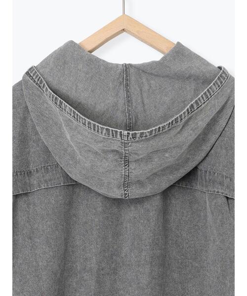 SM2（エスエムツー）の「フードシャツジャケット（ブルゾン・レディース・レッド/ブルー/ブラック・F）」の11枚目の写真