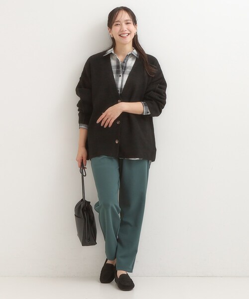 ■美品・未使用■センソユニコ慈雨/羽織.カーディガン.ボレロ/ウールポリエステル soulberry（ソウルベリー）の「はみ出すためのリネンの羽織り