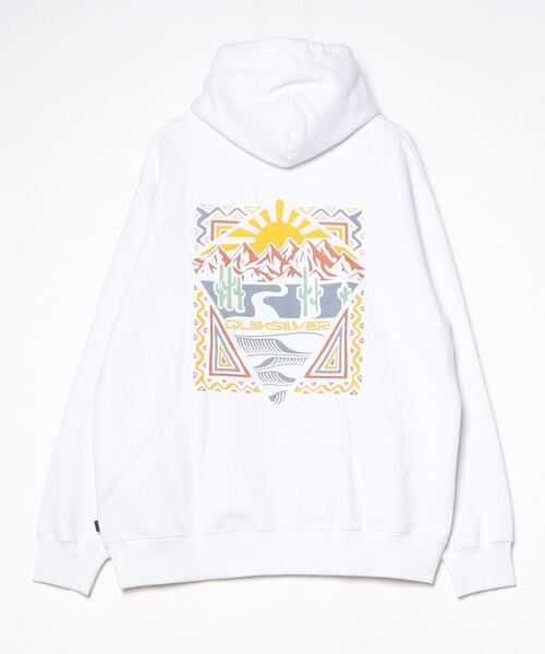 Quiksilver（クイックシルバー）の「クイックシルバー QUIKSILVER PG DESERT WAVES SWEAT PK（パーカー・メンズ・サックスブルー/ホワイト/ダークグレー・M/L/LL）」の4枚目の写真