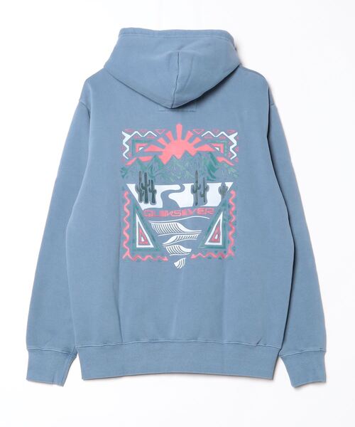 Quiksilver（クイックシルバー）の「クイックシルバー QUIKSILVER PG DESERT WAVES SWEAT PK（パーカー・メンズ・サックスブルー/ホワイト/ダークグレー・M/L/LL）」の6枚目の写真