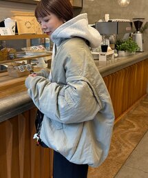 DISCOAT(ディスコート)の【ユニセックス】デタッチャブル2WAYメモリーボンバージャケット(ブルゾン)