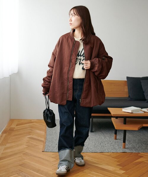 ユニセックス】デタッチャブル2WAYメモリーボンバージャケット