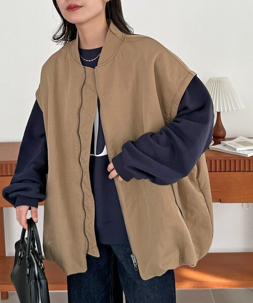 ユニセックス】デタッチャブル2WAYメモリーボンバージャケット