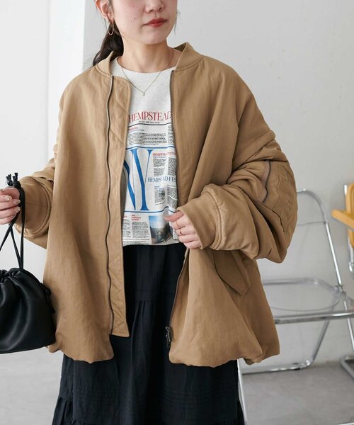 ユニセックス】デタッチャブル2WAYメモリーボンバージャケット