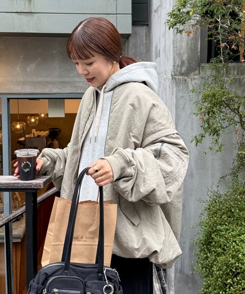 ユニセックス】デタッチャブル2WAYメモリーボンバージャケット