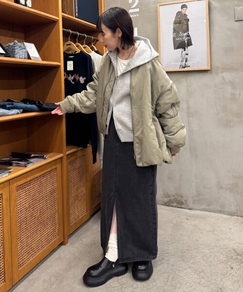 ユニセックス】デタッチャブル2WAYメモリーボンバージャケット