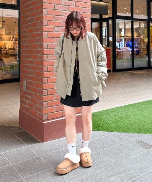 DISCOAT ユニセックス メモリーボンバーブルゾン アイボリー フリーサイズ Discoat｜【新色追加!/WEB限定】メモリーボンバーブルゾン