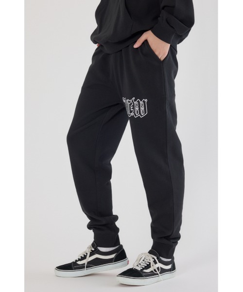 RODEO CROWNS WIDE BOWL（ロデオクラウンズワイドボウル）の「Blackletter パンツ（スウェットパンツ・メンズ・ブラック/ホワイト/杢グレー・LARGE/MEDIUM）」の13枚目の写真