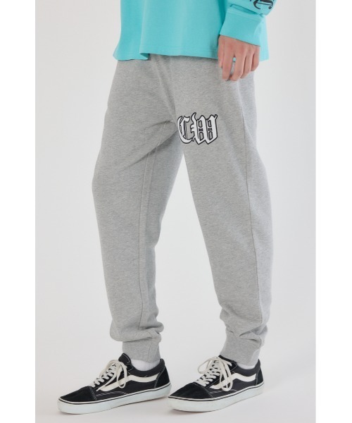 RODEO CROWNS WIDE BOWL（ロデオクラウンズワイドボウル）の「Blackletter パンツ（スウェットパンツ・メンズ・ブラック/ホワイト/杢グレー・LARGE/MEDIUM）」の20枚目の写真