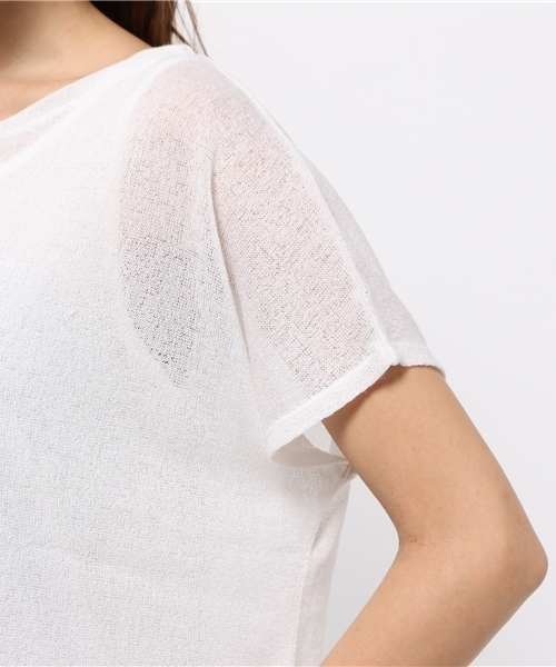 OUTLET（アウトレット）の「【Discoat Parisien】前後リバレースタンクA/S（Tシャツ/カットソー・レディース・オフホワイト・MEDIUM）」の2枚目の写真