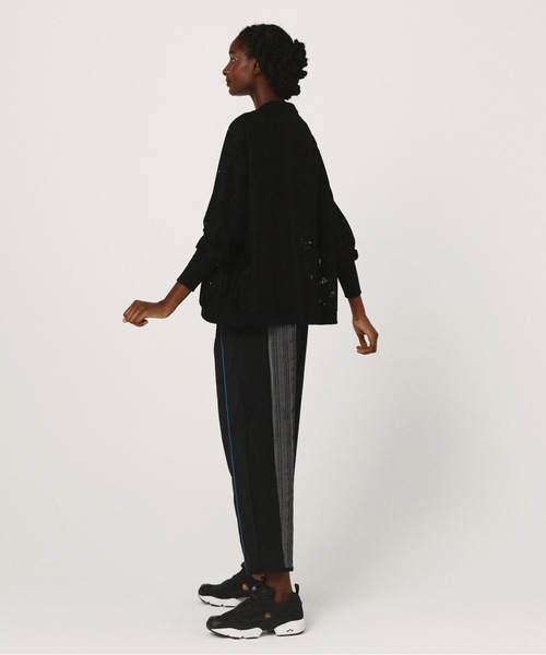 bedsidedrama（ベットサイドドラマ）の「Mixed Frill Pants（その他パンツ・レディース・ナチュラル/ブラック・1）」の6枚目の写真