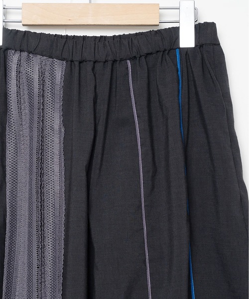 bedsidedrama（ベットサイドドラマ）の「Mixed Frill Pants（その他パンツ・レディース・ナチュラル/ブラック・1）」の14枚目の写真