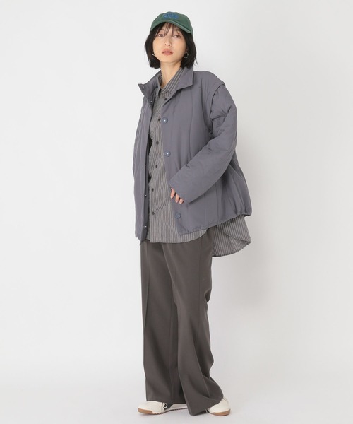 セール】【daily CLIP】2WAYキルティングブルゾン（ブルゾン）｜studio