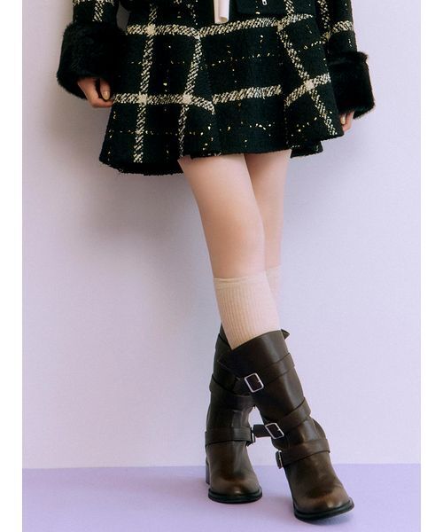 LILY BROWN(リリーブラウン)の「フレアミニスカート(スカート・レディース・ミント/ブラック/アイボリー・1/0)」の16枚目の写真