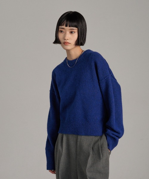 LOWRYS FARM（ローリーズファーム）の「キリカエショートプルオーバー　601950（Tシャツ/カットソー・レディース・ブラック/グレー/ブルー/ベージュ・FREE）」の4枚目の写真