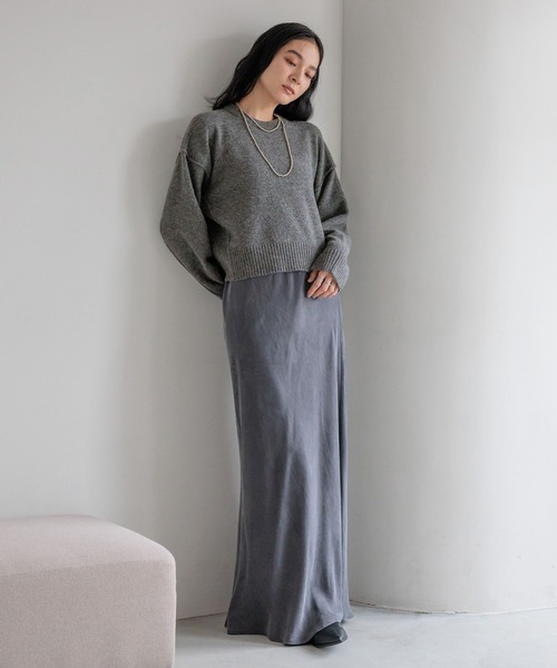 LOWRYS FARM（ローリーズファーム）の「キリカエショートプルオーバー　601950（Tシャツ/カットソー・レディース・ブラック/グレー/ブルー/ベージュ・FREE）」の11枚目の写真