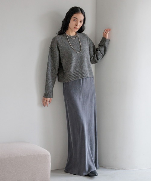 LOWRYS FARM（ローリーズファーム）の「キリカエショートプルオーバー　601950（Tシャツ/カットソー・レディース・ブラック/グレー/ブルー/ベージュ・FREE）」の12枚目の写真