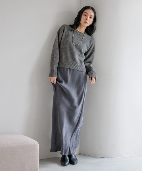 LOWRYS FARM（ローリーズファーム）の「キリカエショートプルオーバー　601950（Tシャツ/カットソー・レディース・ブラック/グレー/ブルー/ベージュ・FREE）」の13枚目の写真