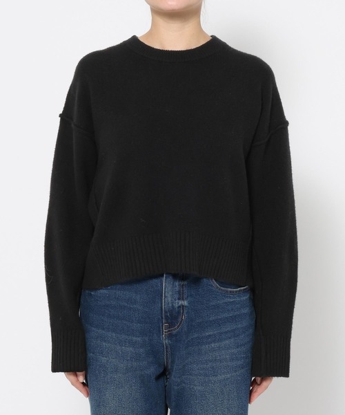 LOWRYS FARM（ローリーズファーム）の「キリカエショートプルオーバー　601950（Tシャツ/カットソー・レディース・ブラック/グレー/ブルー/ベージュ・FREE）」の21枚目の写真