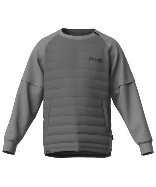 セール】【PING APPAREL】2WAYハイブリッド中綿スニードブルゾン