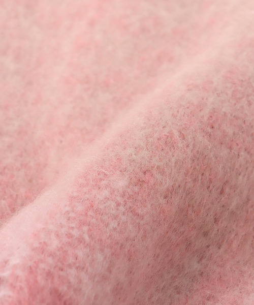 Three Four Time(スリーフォータイム)の「フレーム配色フリンジマフラー(ストール/ショール・レディース・ピンク系その他/ベージュ系その他/パープル系その他・FREE)」の15枚目の写真