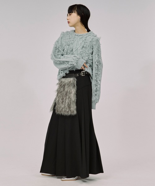 CHIEKO+ ファーベルト 新品未使用 CHIEKO+ ファーベルト 新品未使用 CHIEKO+ チエコプラス ファーベルト